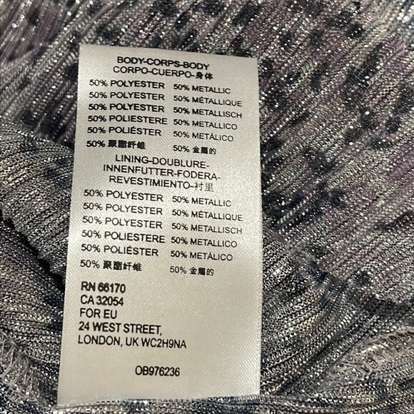 NEW! Anthropologie Metallic Shimmer Top ~ SP - Picture 9 of 10